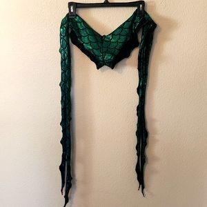 NWOT Ruched Back Mermaid Bikini
